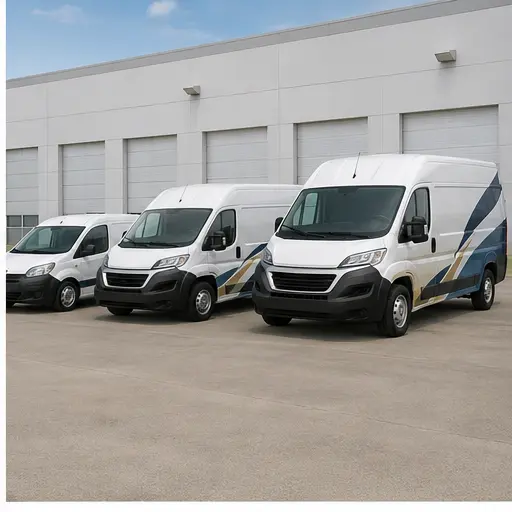 Illustrative coordinated branded vehicle fleet